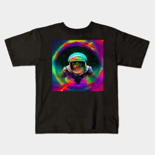 Astronaut Dissolving Into the All Kids T-Shirt